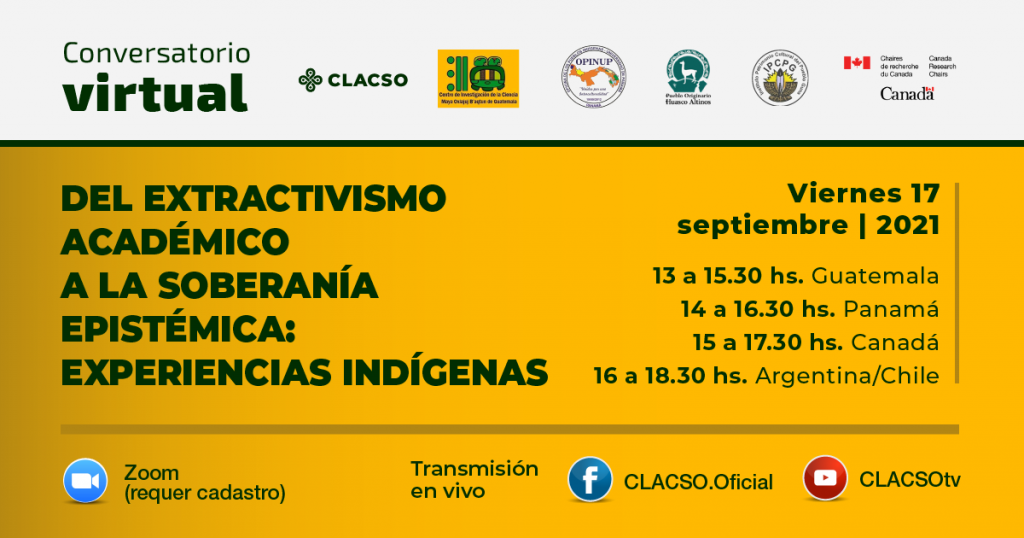 Realizan seminario web «Del extractivismo académico a la soberanía epistémica: experiencias indígenas»